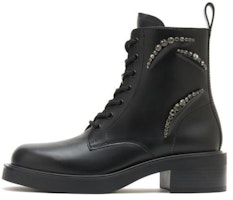 (Women) Staccato Leather Zip Marten Boots 'Sweet Cool British Black' EFT04AD3 (Women) Staccato Leather Zip Marten Boots 'Sweet Cool British Black' EFT04AD3