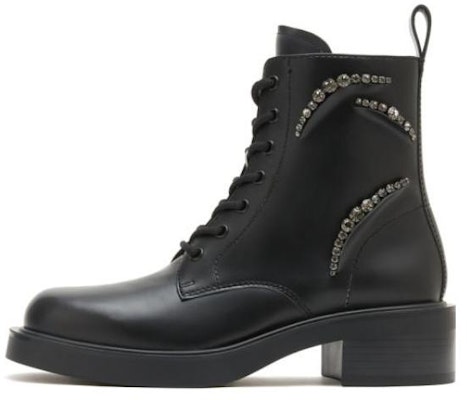 (Women) Staccato Leather Zip Marten Boots 'Sweet Cool British Black' EFT04AD3 Buy (Women) Staccato Leather Zip Marten Boots 'Sweet Cool British Black' EFT04AD3