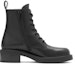 Order (W) Staccato But Hitam Kulit Zip Gaya British 'Sweet Cool'. EFT04AD3
