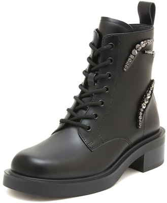 (W) Staccato Leather Zip Marten Boots 'Hitam British Keren' EFT04AD3 Lookbook (W) Staccato Leather Zip Marten Boots 'Hitam British Keren' EFT04AD3