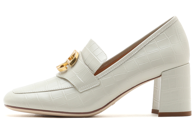 (Women) Staccato Loafer High Heels 'Beige with Metal Buckle' SZPEBW03DD1CA1