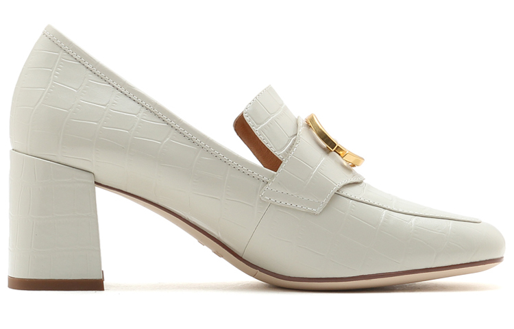 Order (W) Staccato Loafer Tumit Tinggi 'Beige dengan Gesper Logam' SZPEBW03DD1CA1