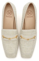 Staccato 思加圖 織物小香風一腳蹬粗跟樂福鞋 5.5cm 女款 Purchase Staccato 思加圖 織物小香風一腳蹬粗跟樂福鞋 5.5cm 女款