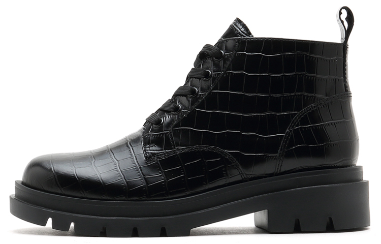 (W) Staccato Low-Top Casual Martin Boots 'Black British Style'