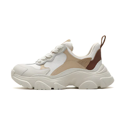 (W) Staccato Low-Top Dad Shoe 'Leather CMFT Breathable Platform'