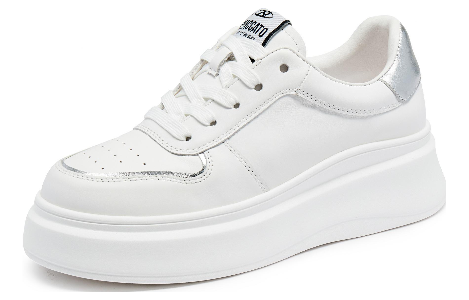 Lookbook (W) 스타카토 크림 화이트 플랫폼 스니커즈 (Staccato Cream White Platform Sneakers) Y2601CM3