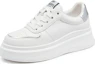 Lookbook (W) 스타카토 크림 화이트 플랫폼 스니커즈 (Staccato Cream White Platform Sneakers) Y2601CM3