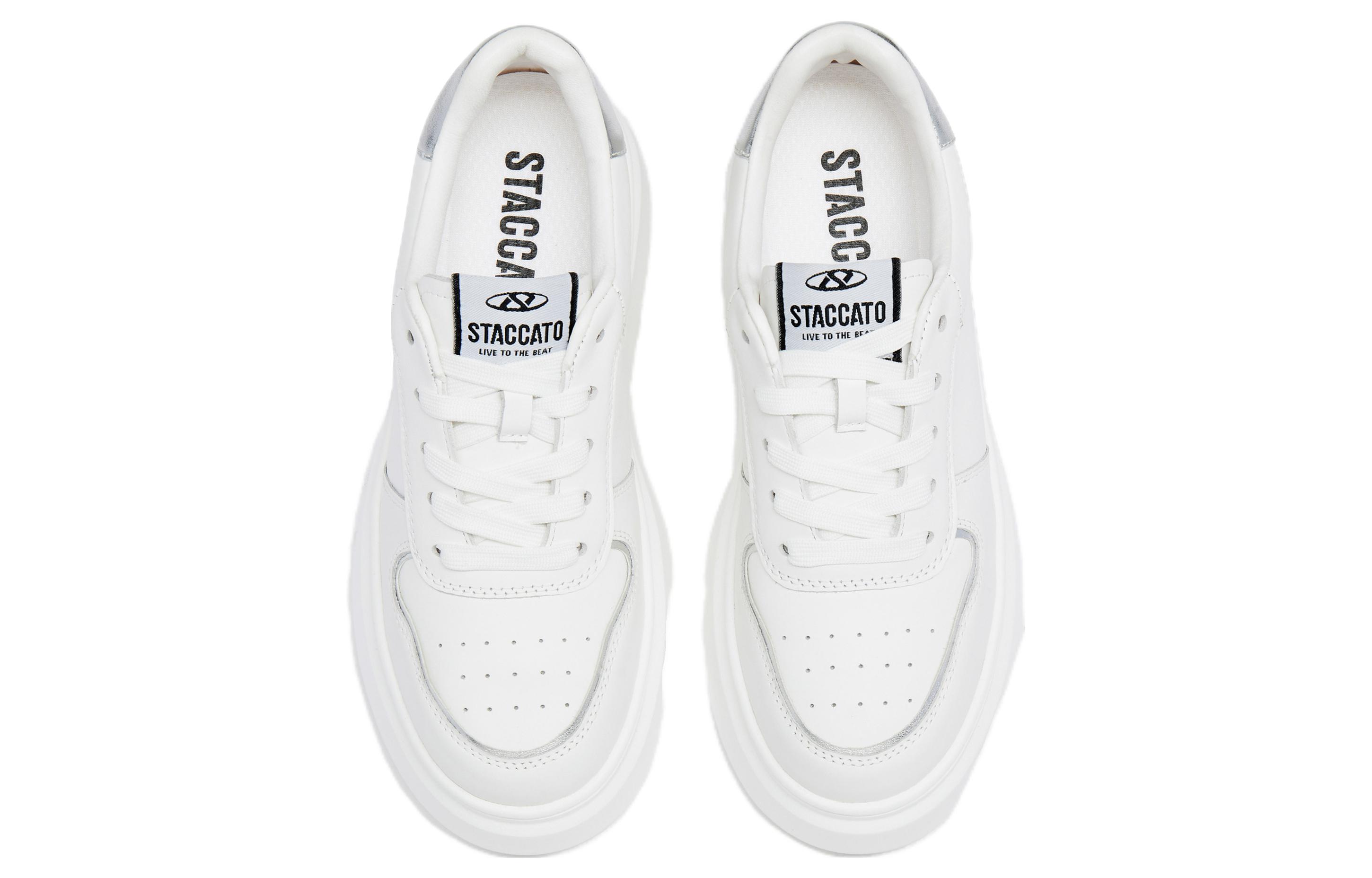 Purchase (W) 스타카토 크림 화이트 플랫폼 스니커즈 (Staccato Cream White Platform Sneakers) Y2601CM3