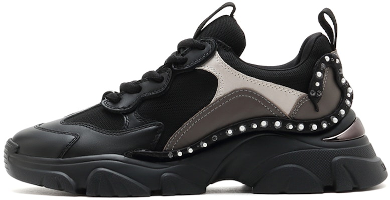 (Women) Staccato Low Top Retro Dad Shoes 'Black Grey' SZPEAT14DU1CM1 Buy (Women) Staccato Low Top Retro Dad Shoes 'Black Grey' SZPEAT14DU1CM1