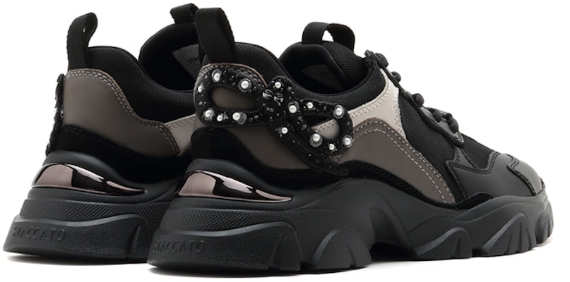 (Women) Staccato Low Top Retro Dad Shoes 'Black Grey' SZPEAT14DU1CM1 Shop (Women) Staccato Low Top Retro Dad Shoes 'Black Grey' SZPEAT14DU1CM1