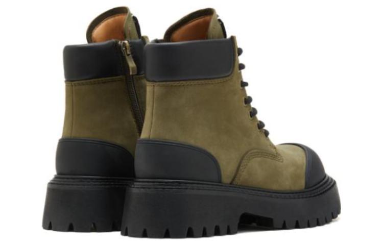 Cheap (Women) Staccato Martin Boot 'Outdoor Utility Round Toe Thick Sole' J8505DD2