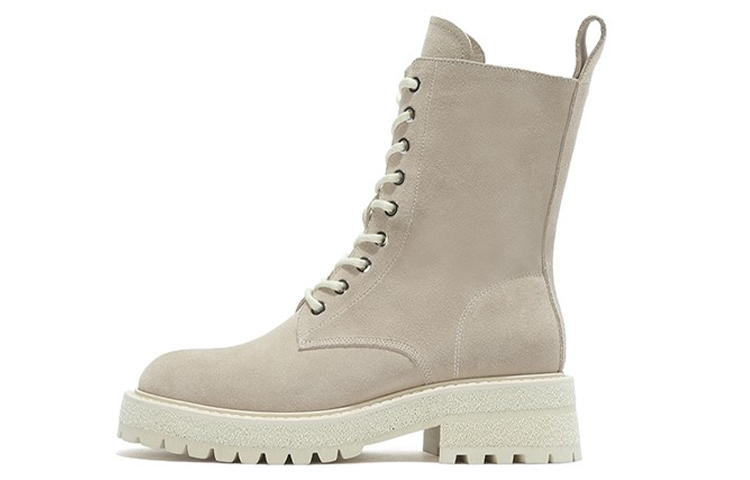 (Women) Staccato Martin Boot 'Rice White British Style' SE6D9177DD3DZ0