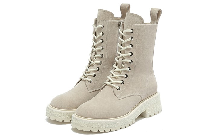 Order (W) Bota Staccato Martin 'Blanco Arroz Estilo Británico' SE6D9177DD3DZ0