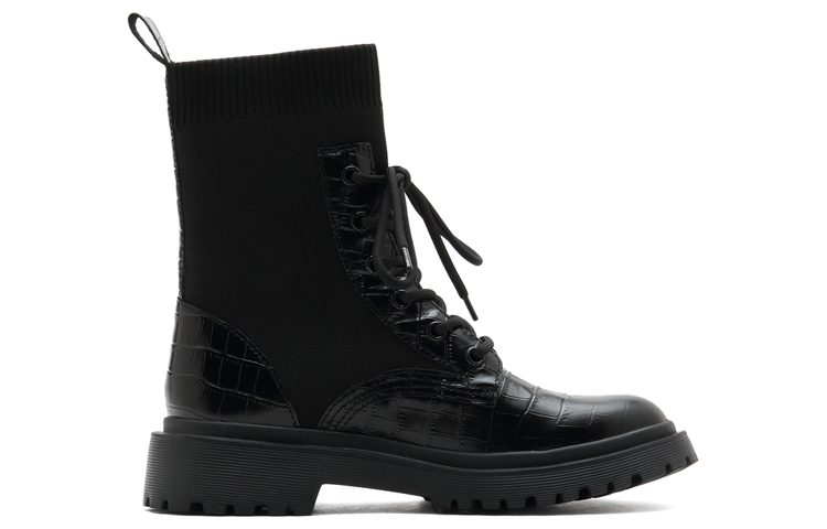 (W) Staccato Martin Boot Mid 'British Winter Black' 圖 2