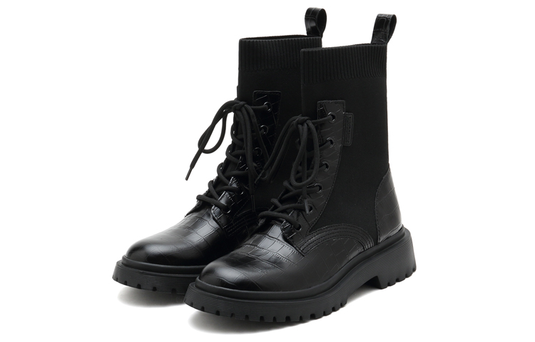 (W) Staccato Martin Boot Mid 'British Winter Black' 圖 3