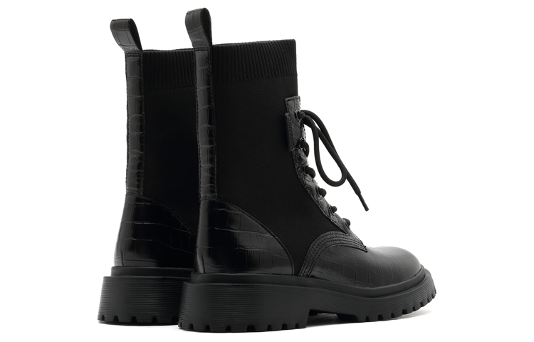 (W) Staccato Martin Boot Mid 'British Winter Black' 圖 4