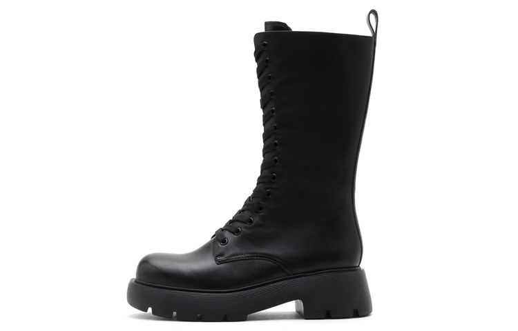 (Women) Staccato Martin Boots 'British Biker Black' SZPEBV10DU1DS1