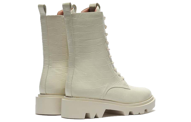 Shop (W) 스타카토 마틴부츠 (베이지) SZPEAF01DD1DZ0