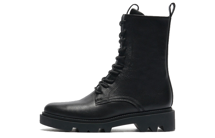 (Women) Staccato Martin Boots 'British Style Black Velvet' SZPEAF01RU1DZ0