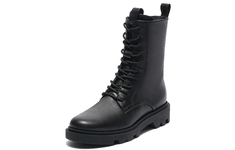 Lookbook (W) Staccato Martin Boots 'Gaya Inggris Beludru Hitam' SZPEAF01RU1DZ0