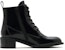 (W) Staccato Martin Boots 'Gaya British Kulit Licin Hitam' SZPEC301DU2DD1