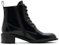Order (W) Staccato Martin Boots 'Gaya British Kulit Licin Hitam' SZPEC301DU2DD1