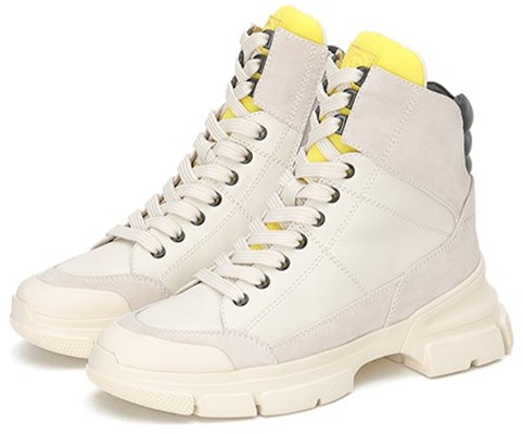 (Women) Staccato Martin Boots 'Lace-Up Chunky Beige Zipper' SZP9LI25DD1DD0 Order (Women) Staccato Martin Boots 'Lace-Up Chunky Beige Zipper' SZP9LI25DD1DD0