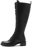 (Women) Staccato Martin High-Top Boots 'British Style Black Oil Leather' SZPEC307DU1DG1 (Women) Staccato Martin High-Top Boots 'British Style Black Oil Leather' SZPEC307DU1DG1
