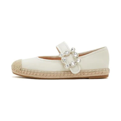 (W) Staccato Mary Jane Flat Fisherman 'Sheepskin'
