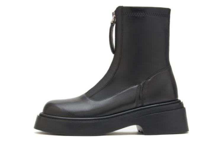 (Women) Staccato Mid-Calf Boots 'Black' 'Zip Functionality Martin' R2522DZ2
