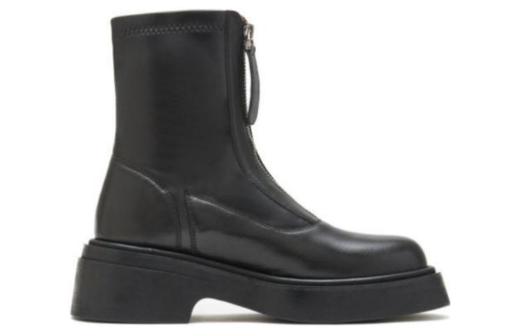 Order (W) Botas Staccato Media Pantorrilla 'Negras' con Cremallera Funcional Martin R2522DZ2