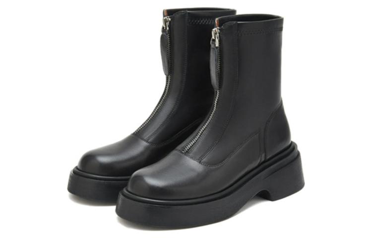 Lookbook (W) Botas Staccato Media Pantorrilla 'Negras' con Cremallera Funcional Martin R2522DZ2