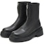 Lookbook (W) Staccato But Hitam Mid-Calf dengan Zip Fungsi Martin. R2522DZ2