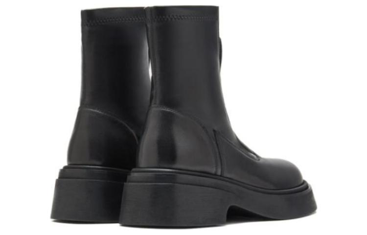 Shop (W) Botas Staccato Media Pantorrilla 'Negras' con Cremallera Funcional Martin R2522DZ2