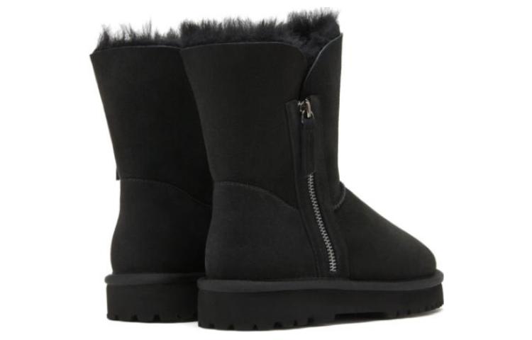 Shop (Women) Staccato Mid-Calf Snow Boots 'Cow Suede Zip-Up Warmth' A5123DZ2
