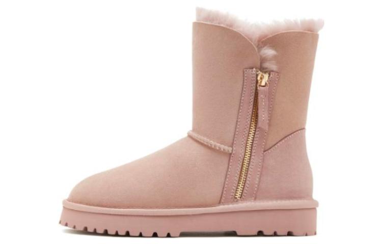 Purchase (Women) Staccato Mid-Calf Snow Boots 'Cow Suede Zip-Up Warmth' A5123DZ2