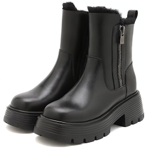 (W) But Staccato Mid-Calf Salji 'Warm Black Biker Cool' M2118DD2 Lookbook (W) But Staccato Mid-Calf Salji 'Warm Black Biker Cool' M2118DD2