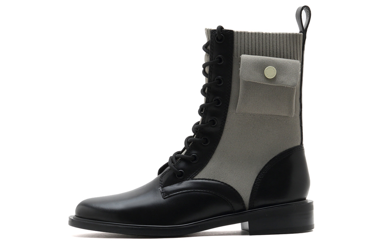 (Women) Staccato Mid-Cut Casual Boot 'Elegant Patchwork Black' SZPEAJ15DP1DZ1