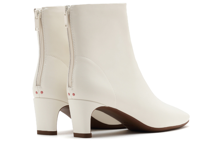 (W) Staccato Mid-Heel Zipper Ankle Boots 'Beige' 圖 4