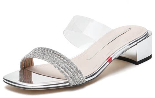 (W) スタッカート ワンストラップチャンキーサンダル 白銀 SZPEBO03DB1BT1 Lookbook (W) スタッカート ワンストラップチャンキーサンダル 白銀 SZPEBO03DB1BT1