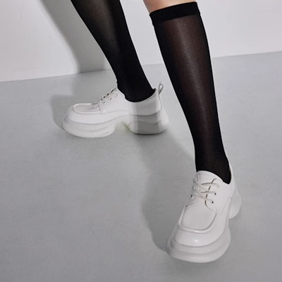 (Women) Staccato Oxford Platform Loafer 2023 'Brit Black/Cream White' H2312CM3-1 Purchase (Women) Staccato Oxford Platform Loafer 2023 'Brit Black/Cream White' H2312CM3-1