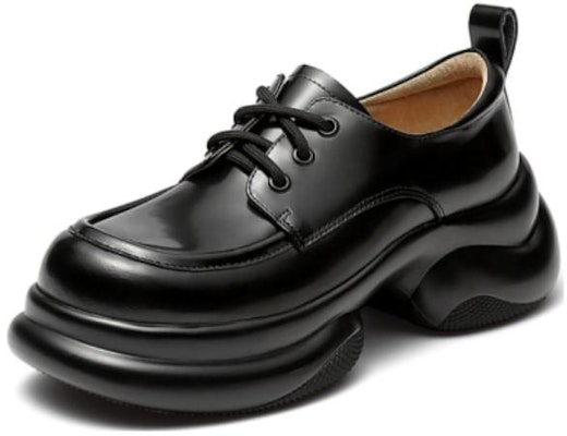 (Women) Staccato Oxford Platform Loafer 2023 'Brit Black/Cream White' H2312CM3-1 Sizing (Women) Staccato Oxford Platform Loafer 2023 'Brit Black/Cream White' H2312CM3-1