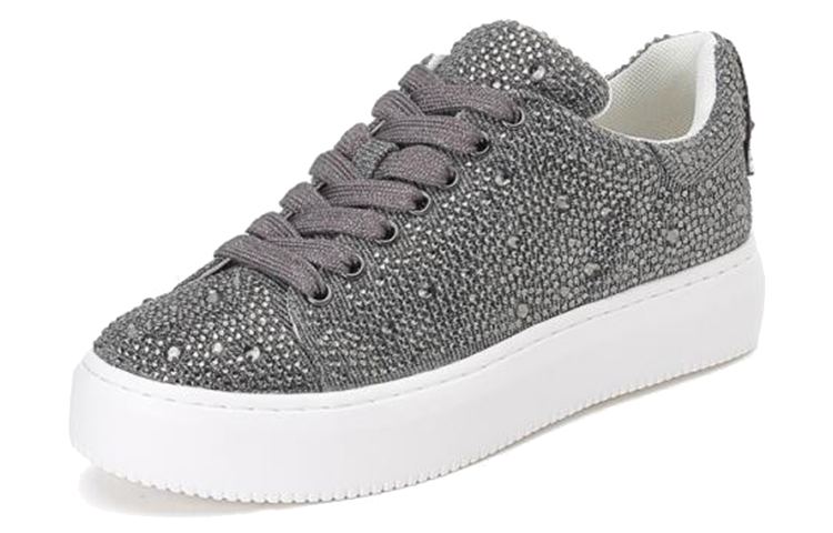 (W) Staccato Platform Lace-up 'Silver Grey Velvet' 圖 3