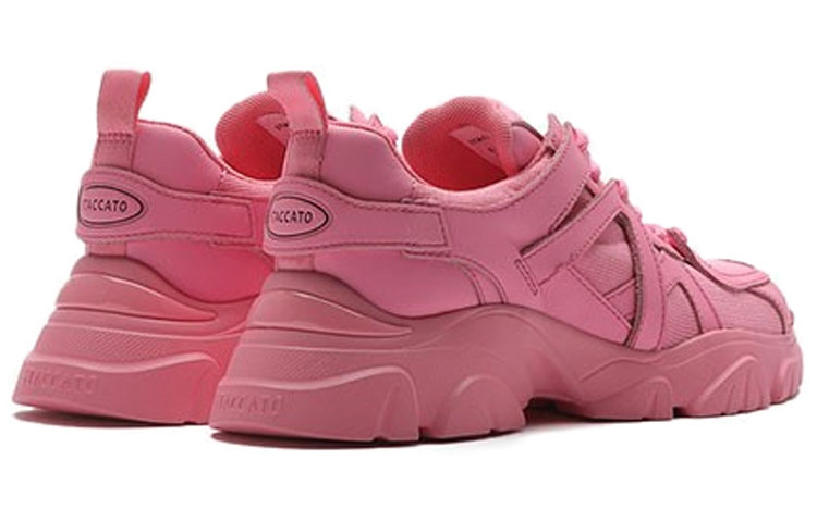 Lookbook 思加圖 Staccato 女款厚底跑步鞋 粉色