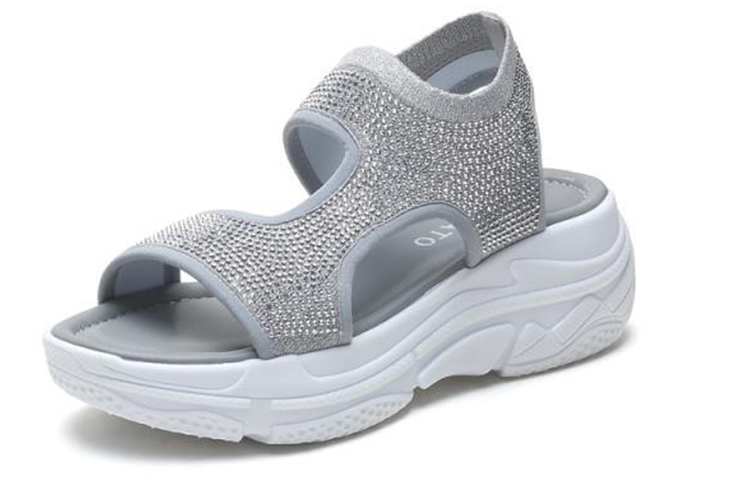 (W) Staccato Platform Sandals 'Grey' 圖 2