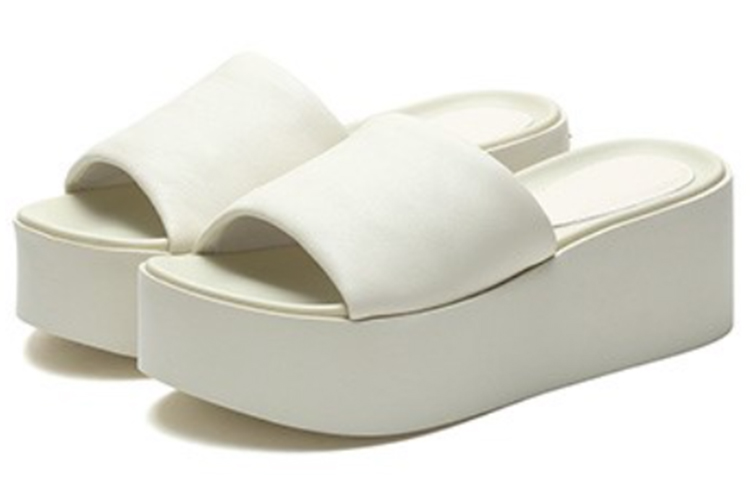 (W) Staccato Platform Slide 'Cotton White' 圖 2