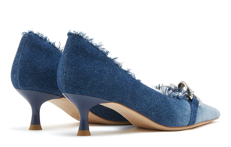 (W) Staccato Pointed Toe Fabric Pumps 5cm 'Gradient Blue' 圖 3