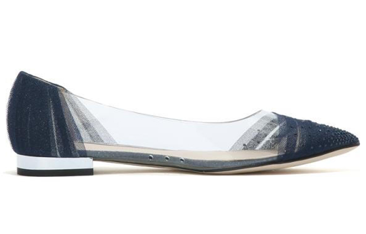 (W) Staccato Pointed Toe Flats 'Blue' 圖 2