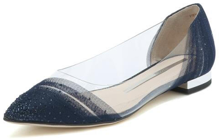 (W) Staccato Pointed Toe Flats 'Blue' 圖 3