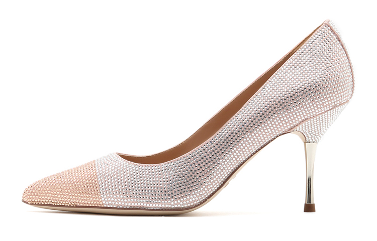 (W) Staccato Pointed Toe High Heel 'Pink Wedding'